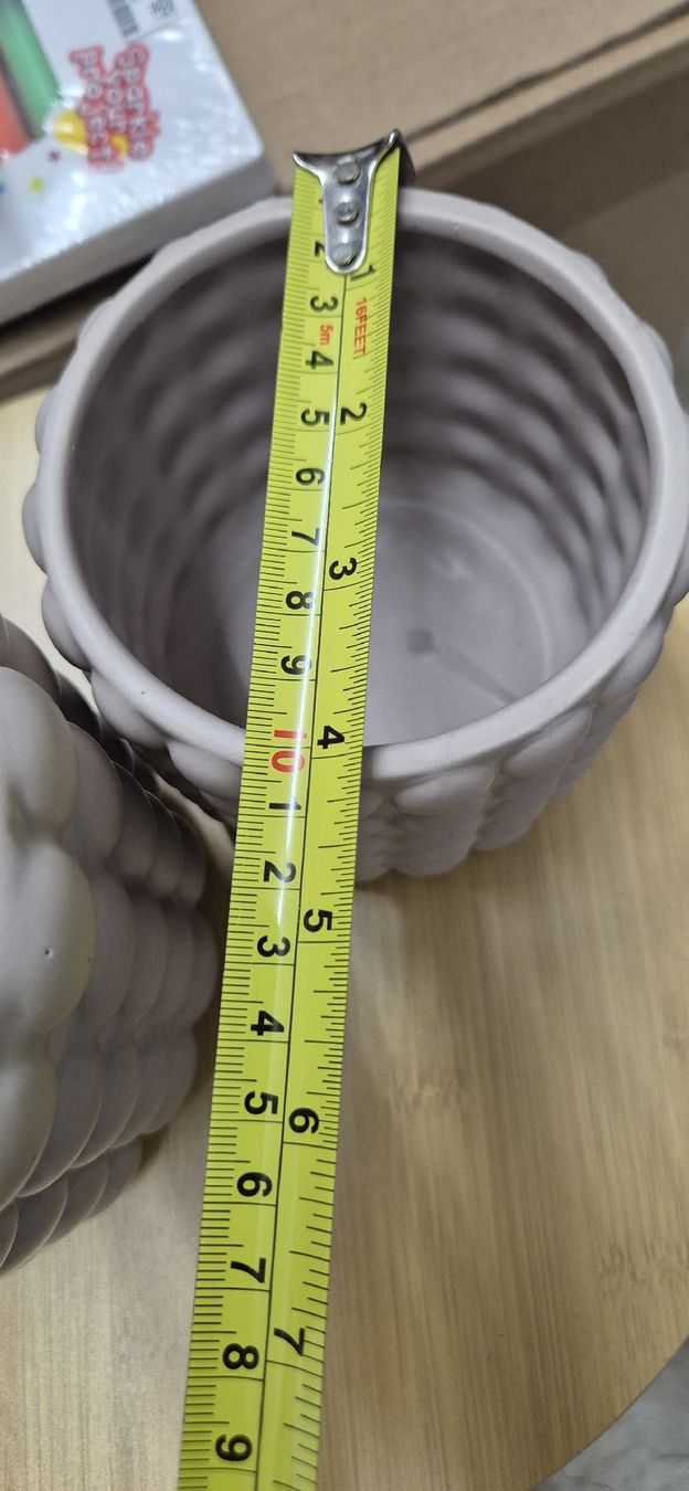 Blumentöpfe: 2 Übertöpfe Keramik Noppen Design  – Neu (gemäss Beschreibung) aus Turbenthal von Lilly7407 4