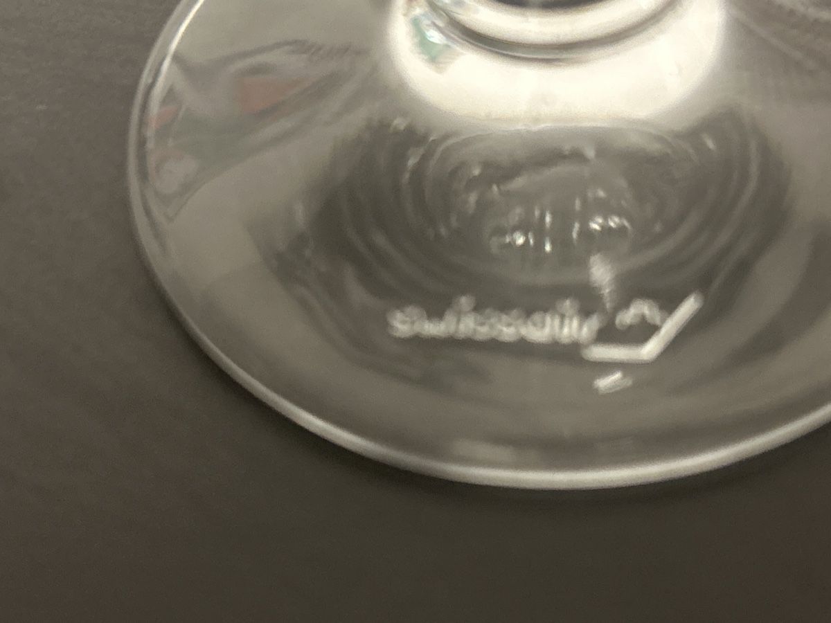 Swissair Bicchieri: Swissair Glas – Usato da kloten venduto da Sgana 1