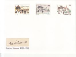 SBK 871 Combo-FDC mit Belgien + Frankreich ungestempelt