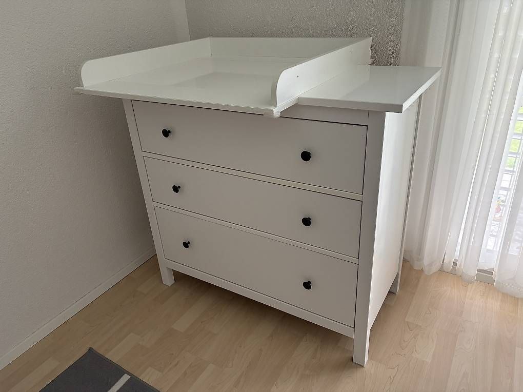 Ikea Kommoden: Ikea Hemnes Kommode mit passendem Wickeltischaufsatz – Gebraucht aus Boll von _thom_