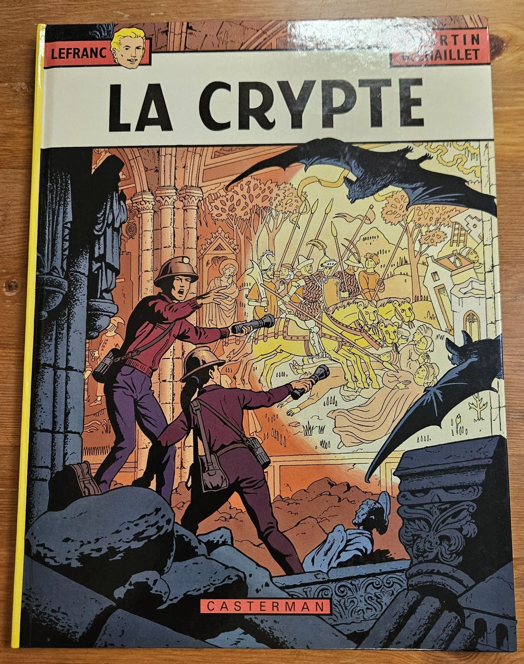 Fumetti: Lefranc N 9 E.O. (T.B.E.)   La crypte – Usato da Prévonloup venduto da bitume1975
