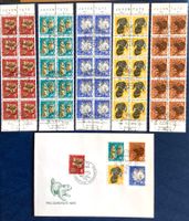 1965 Pro Juventute Wildtiere  / FDC + 10er Block Serie