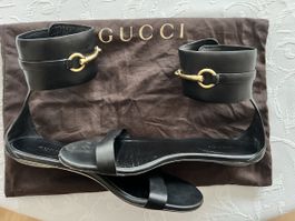 Original Gucci Leder Sandalen Grösse 37 guter Zustand