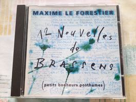 Cd Maxime Le Forestier - 12 nouvelles de Brassens