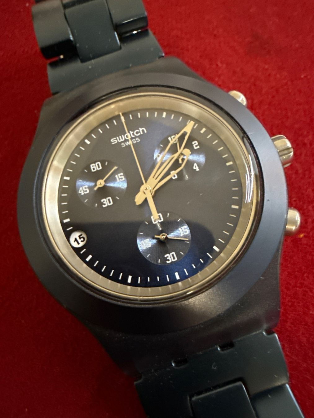 Swatch Orologi: Swatch Irony Aluminium 43 mm – Usato da Pfeffingen venduto da Allhandelklgwatches