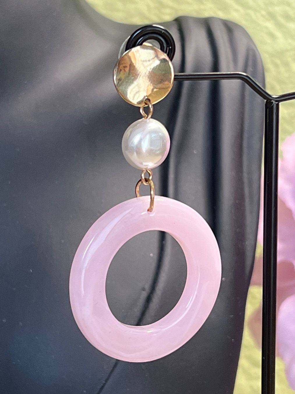 Orecchini pendenti & Orecchini a lobo: Schöne rosa Ohrringe – Nuovo (secondo la descrizione) da Seon venduto da Sunny-Schmuck78 1