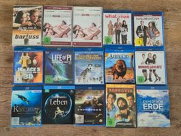 15 Blu-rays & DVDs 3D & 2D - Top Zustand!