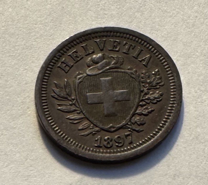 Alle Münzen: 1897 1 Rappen -unz – Neu (gemäss Beschreibung) aus Kirchberg SG von Zenhad69