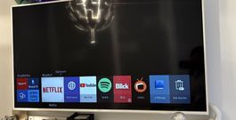 Samsung Smart TV mit Fernbedienung  Weiss  Top Zustand