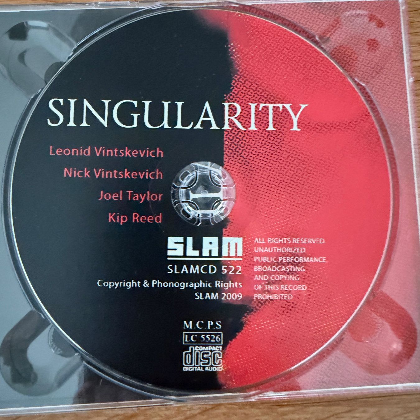 CD: Leonid & Nick Vintskevich – Singularity (CD SLAM) Taylor – Usato da Zug venduto da Mirare9 3