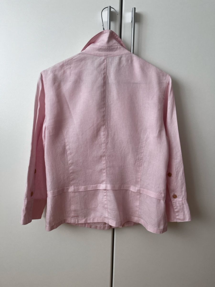 Riani Giacche: Riani Leinen Blazer Gr 36 Rosa Sommer – Usato da Zürich venduto da Kleanthy 1