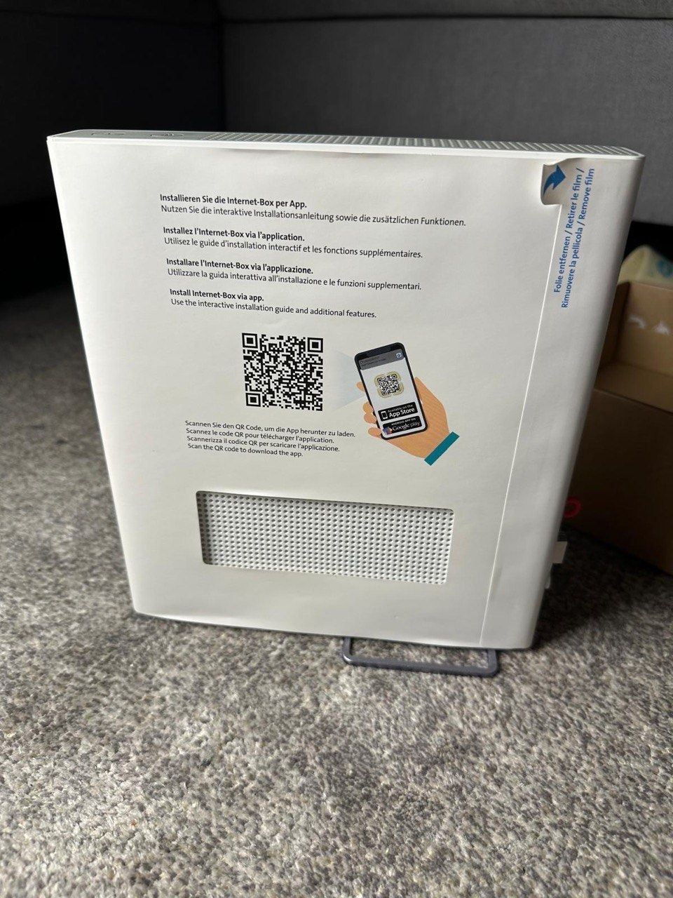 Modem & Router: Swisscom Internet-Box 4 complète – excellent état – Usato da Montreux venduto da jvo_vg8n