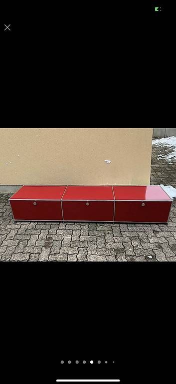 USM Mobili TV: USM Haller Sideboard Rot 1x3 – Usato da Dietikon venduto da Kumar_Occasionen 4