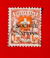 D III SDN SOCIETE DES NATIONS 24Z 1930 GESTEMPELT