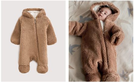 Cute Newborn Winter Overall / Age 0-3 / Like a little bear