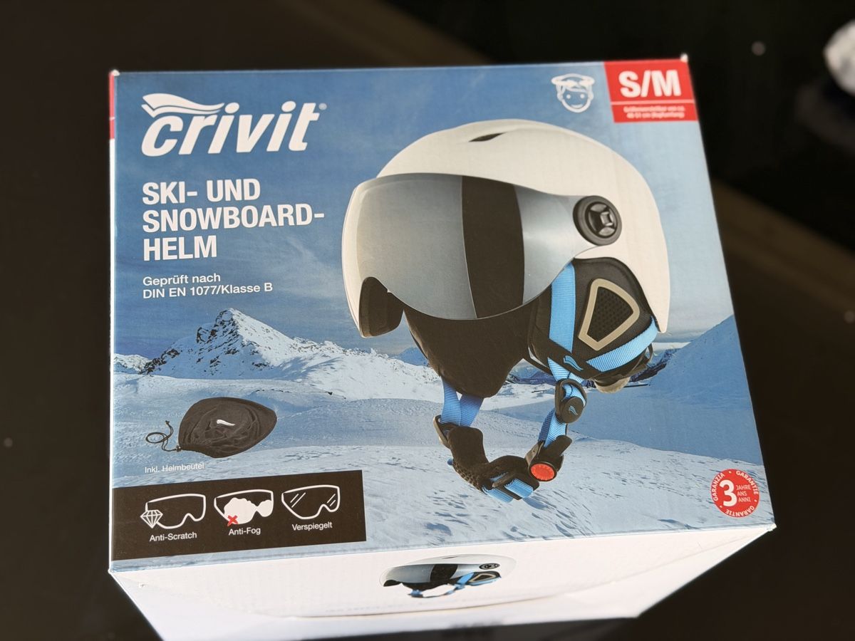 Helme: Ski- und Snowboardhelm mit Visier – Gebraucht aus Zürich von Gadgets2020