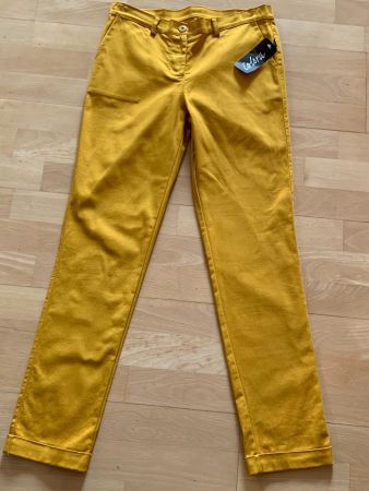 Colora Damen Hose, Gr. S, Farbe: Senf, NEU