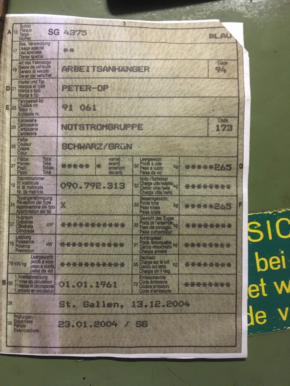 Saldatori: Mobile Schweissanlage – Usato da Egg (Flawil) venduto da Remofunk12 2