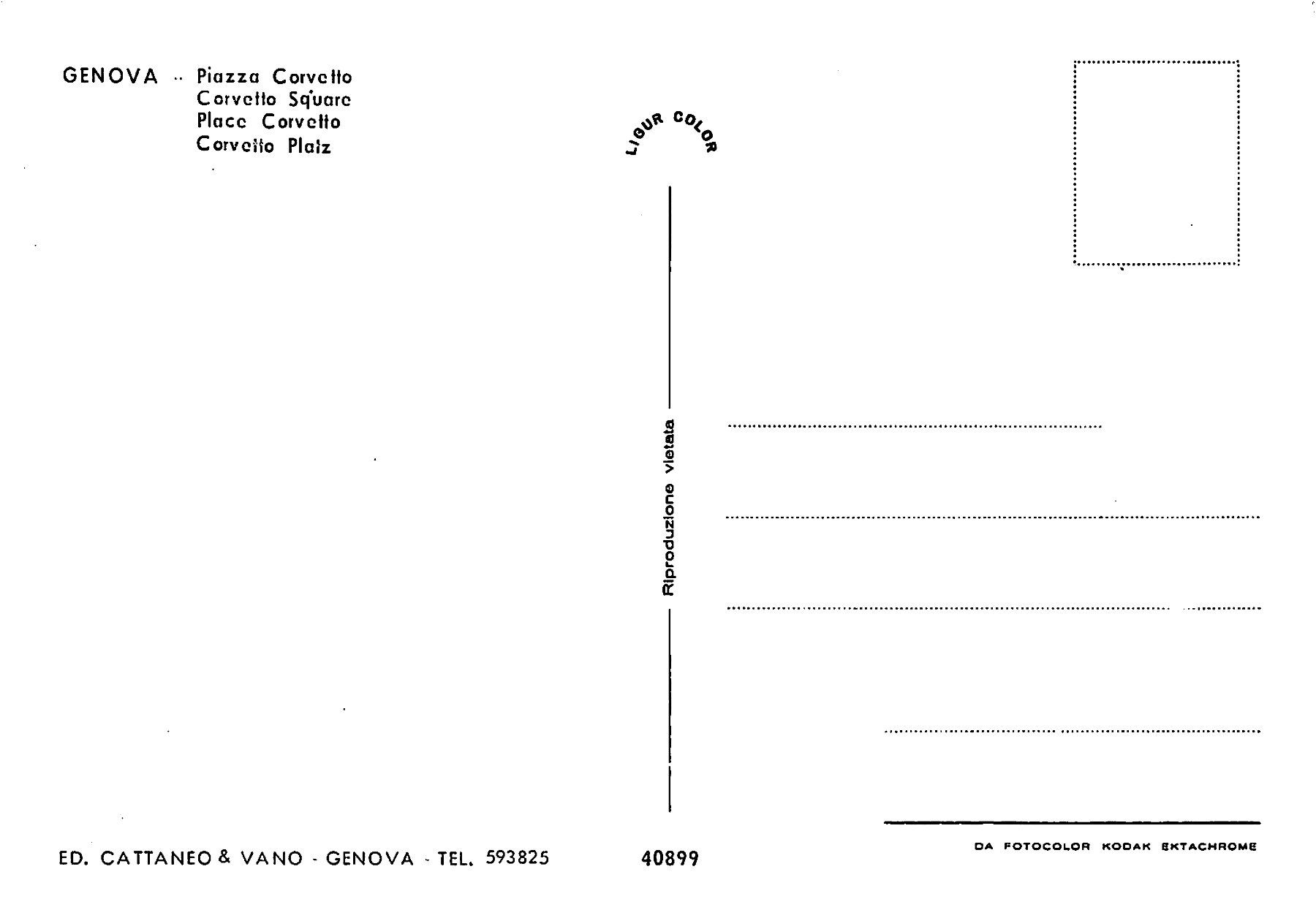 Cartoline postali: 3x Genua, Genova – Usato da Ottikon b.Kemptth. venduto da Neptun1974 1