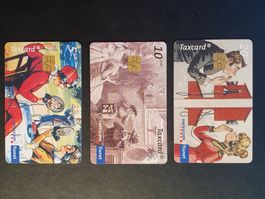3 Taxcards aus der Schweiz (150 Jahre Telekommunikation)