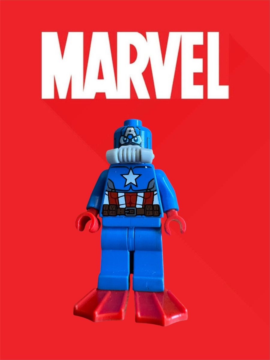 Lego Statuette: Lego Marvel Scuba Captain America sh0214 – Usato da Wetzikon ZH venduto da the-collector91