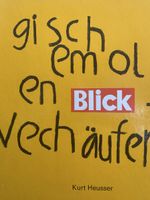 Zale Chasch mit Hosechnöpf - Kurt Heusser Buch Rarität
