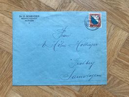 1920 Pro Juventute J16 auf Couvert