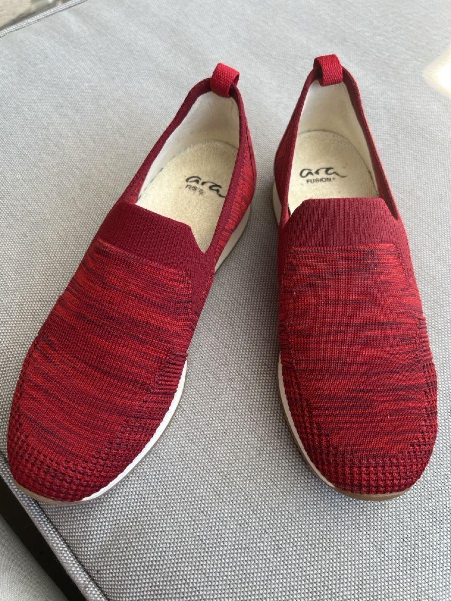 Scarpe da donna: Ara Schuhe rot Textil / Sohlenlänge 24cm – Nuovo (secondo la descrizione) da Kirchberg BE venduto da Bergdorf16