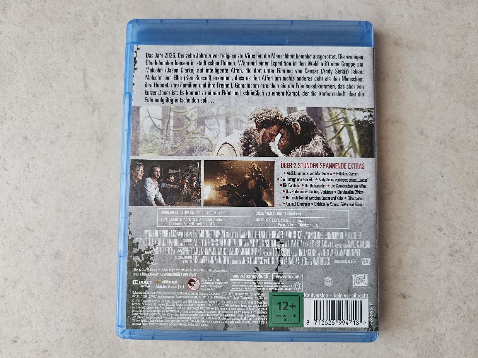 Tutti i DVDs: Planet der Affen  -  Revolution  /  Bluray – Usato da Schneisingen venduto da backstore24 1