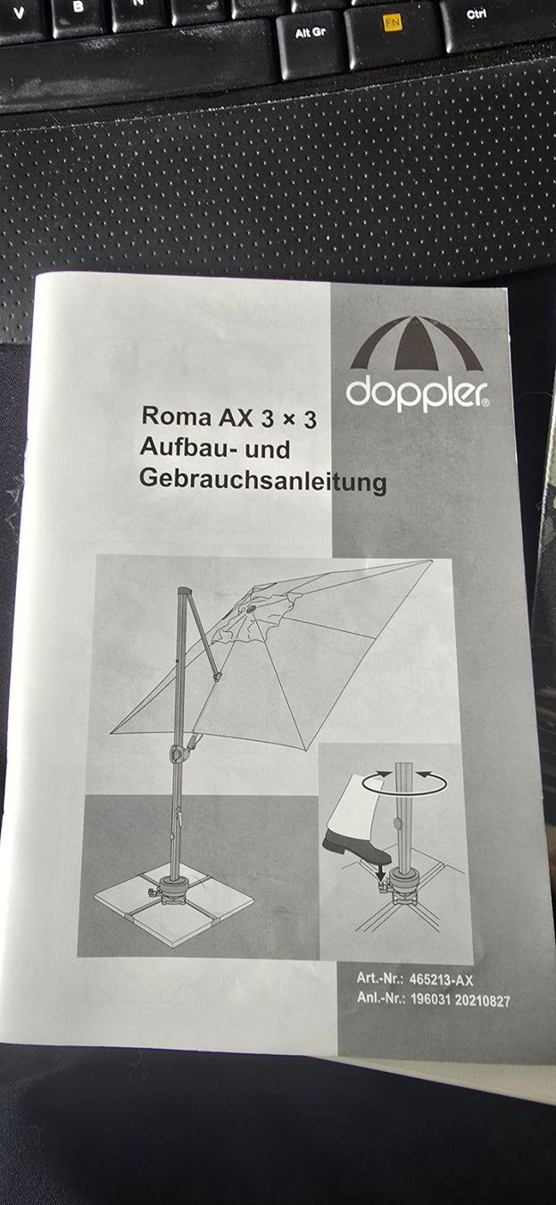 Ombrelloni: Doppler Sonnenschirm – Usato da Bösingen venduto da Tbz3004