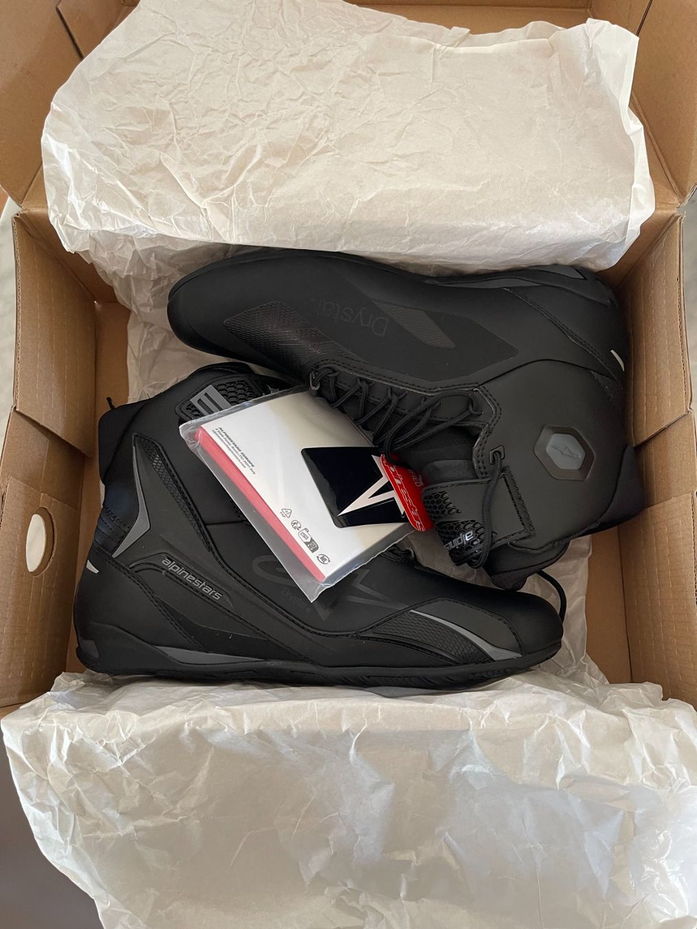 Alpinestars Scarpe da uomo: Alpinestar Faster 4 Drystar – Nuovo e nell'imballaggio originale da Plan-les-Ouates venduto da asu_xhl5 6