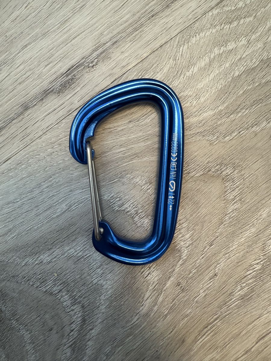 Attrezzatura da arrampicata: Black Diamond Litewire Karabiner blau – Nuovo (secondo la descrizione) da Goldingen venduto da Thomas.Perrin