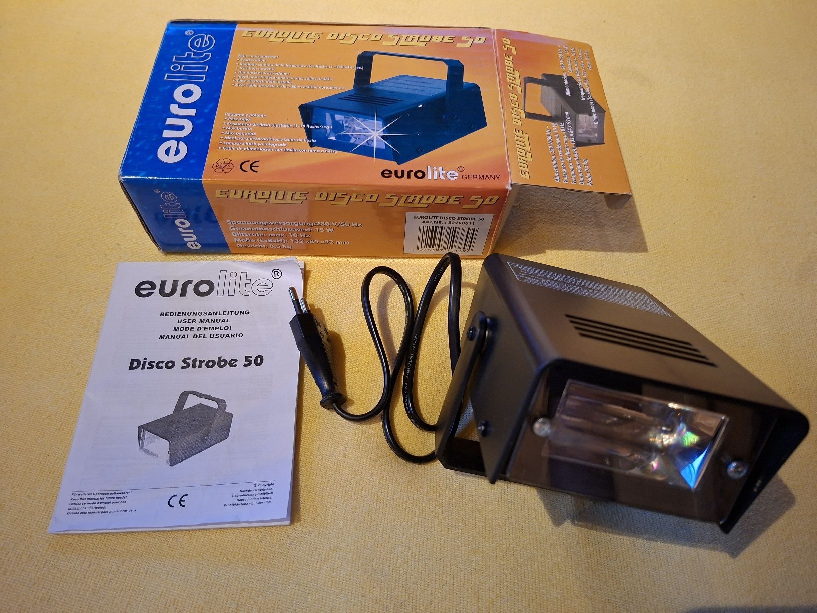 Lampes: Euro lite Disco Strobe 50 Stroboskop – Neuf (Voir description) à Giswil par Tofi92
