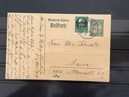 Postkarte Bayern, uralt