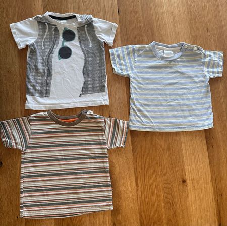 3 T-Shirts Grösse 74
