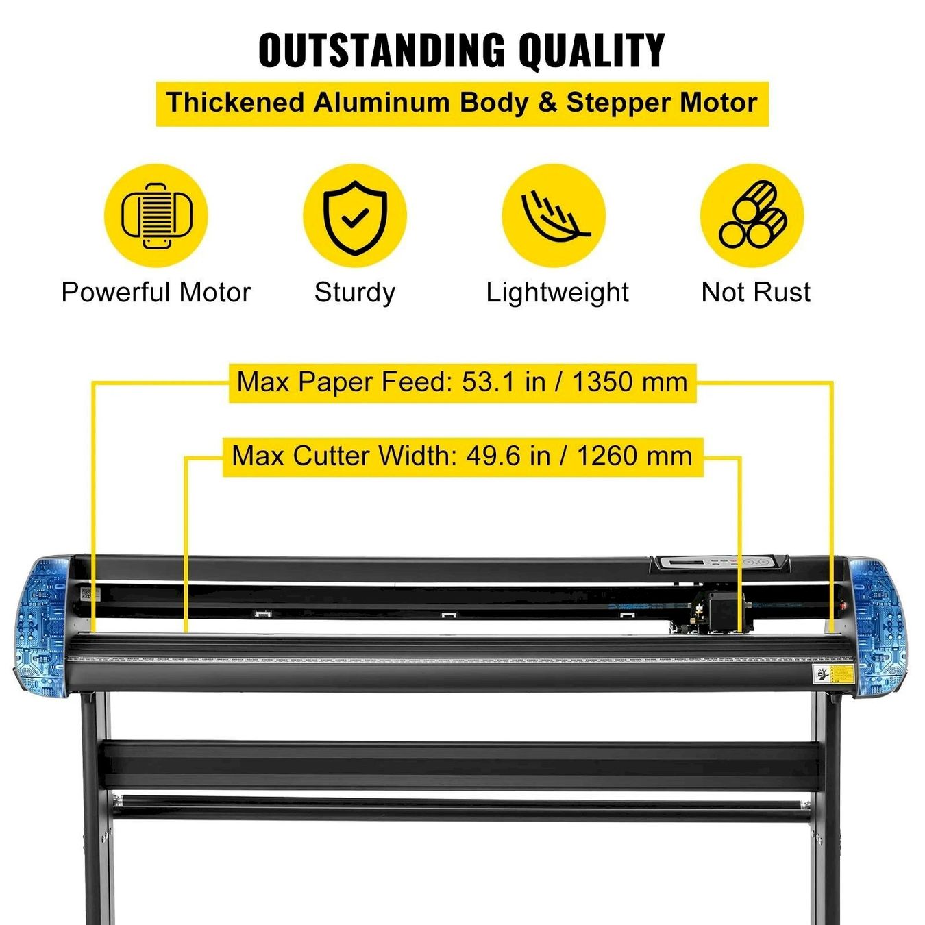 Altra tecnologia per ufficio: VEVOR Vinyl Schneideplotter 1350 mm – Nuovo e nell'imballaggio originale da Bottighofen venduto da zaap 2