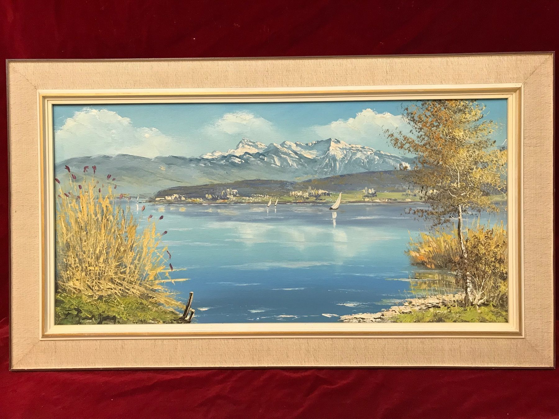 Tableaux: Öl Gemälde Signiert E. Burger  83x48cm – D'occasion à Zürich par Artnuvo 2