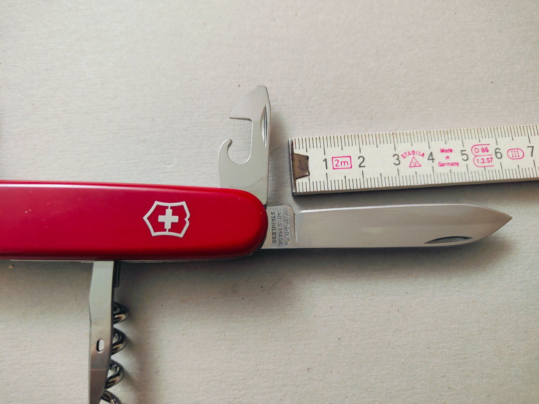 Victorinox Coltelli tascabile: Victorinox Offiziersmesser Rot – Usato da Olten venduto da Mezopotamya 4