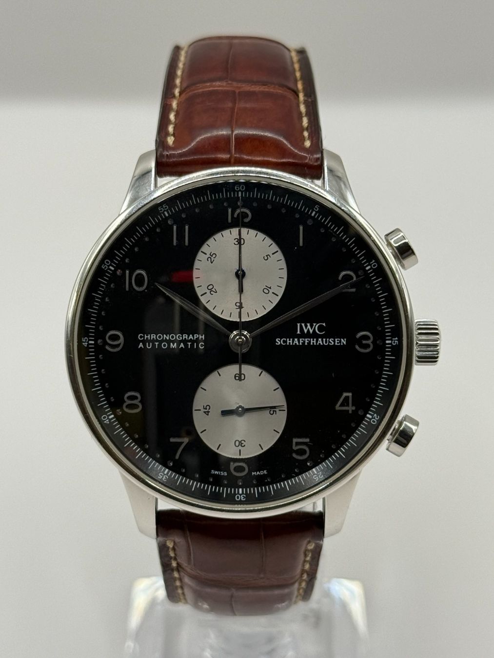 IWC Montres: IWC Portugieser Chronograph – D'occasion à Bottens par Evergold.ch