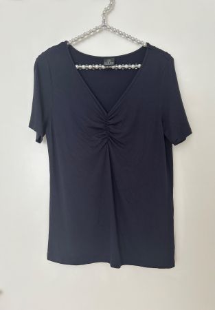Madeleine Shirt, Gr.38, marineblau