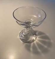 8 coupes de champagne/coupe à dessert art déco en cristal