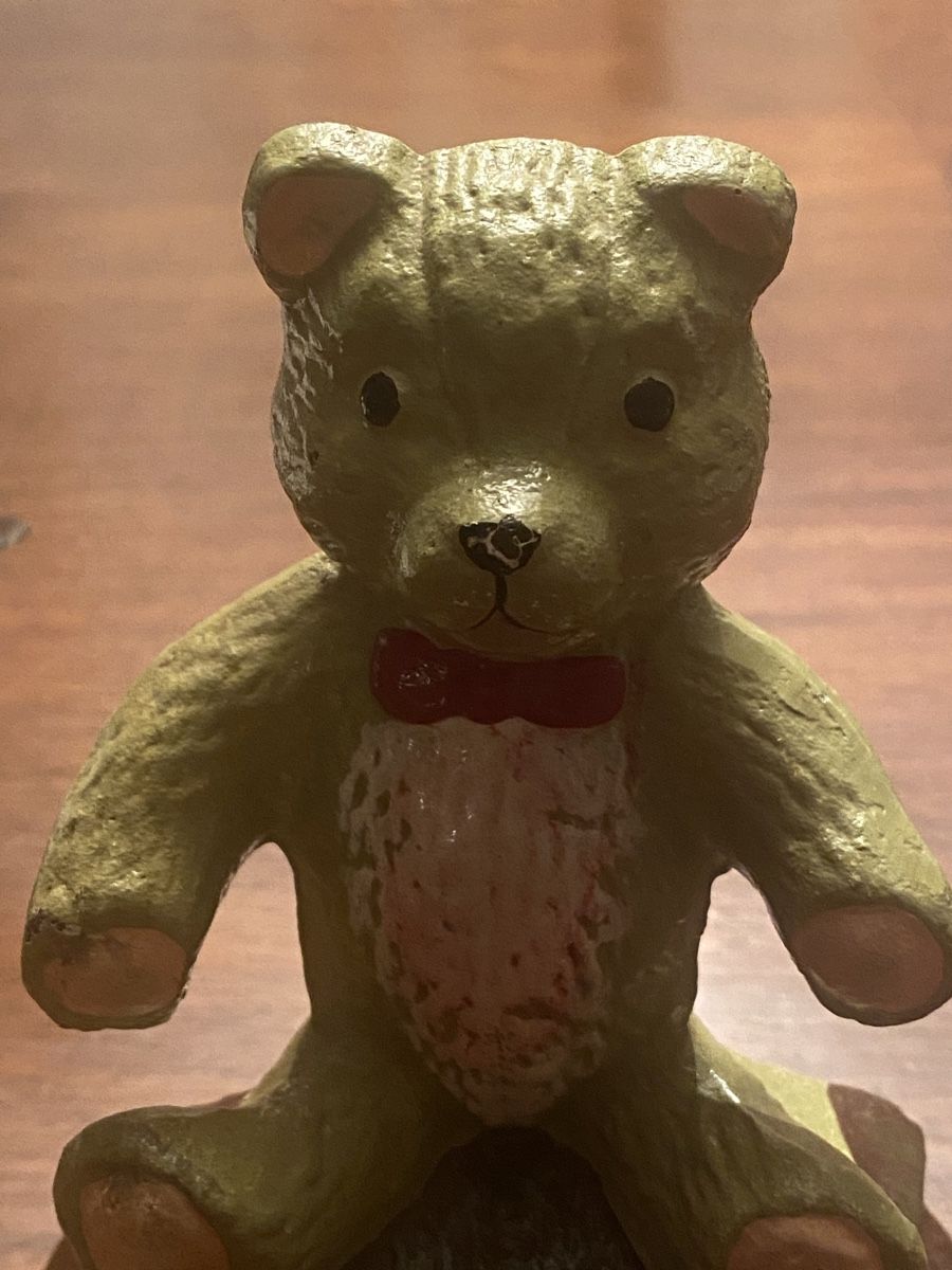 Statuette: Teddybär Statue Guss, Vintage – Usato da Baden venduto da swiss-alps 3