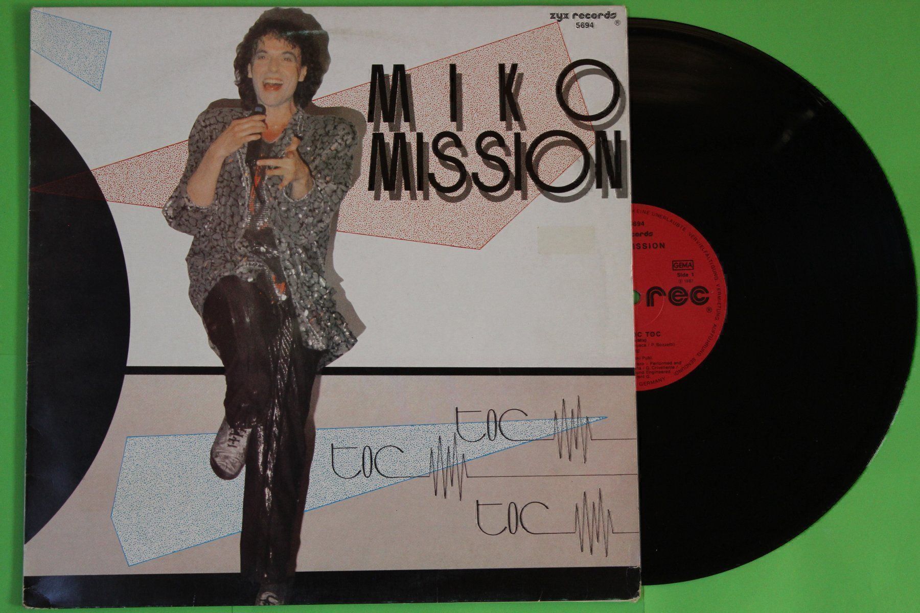 Dischi in vinile: Miko Mission - Toc Toc Toc ITALO DISCO 12" Vinyl Maxi 1987 – Usato da Tübach venduto da JamesStone