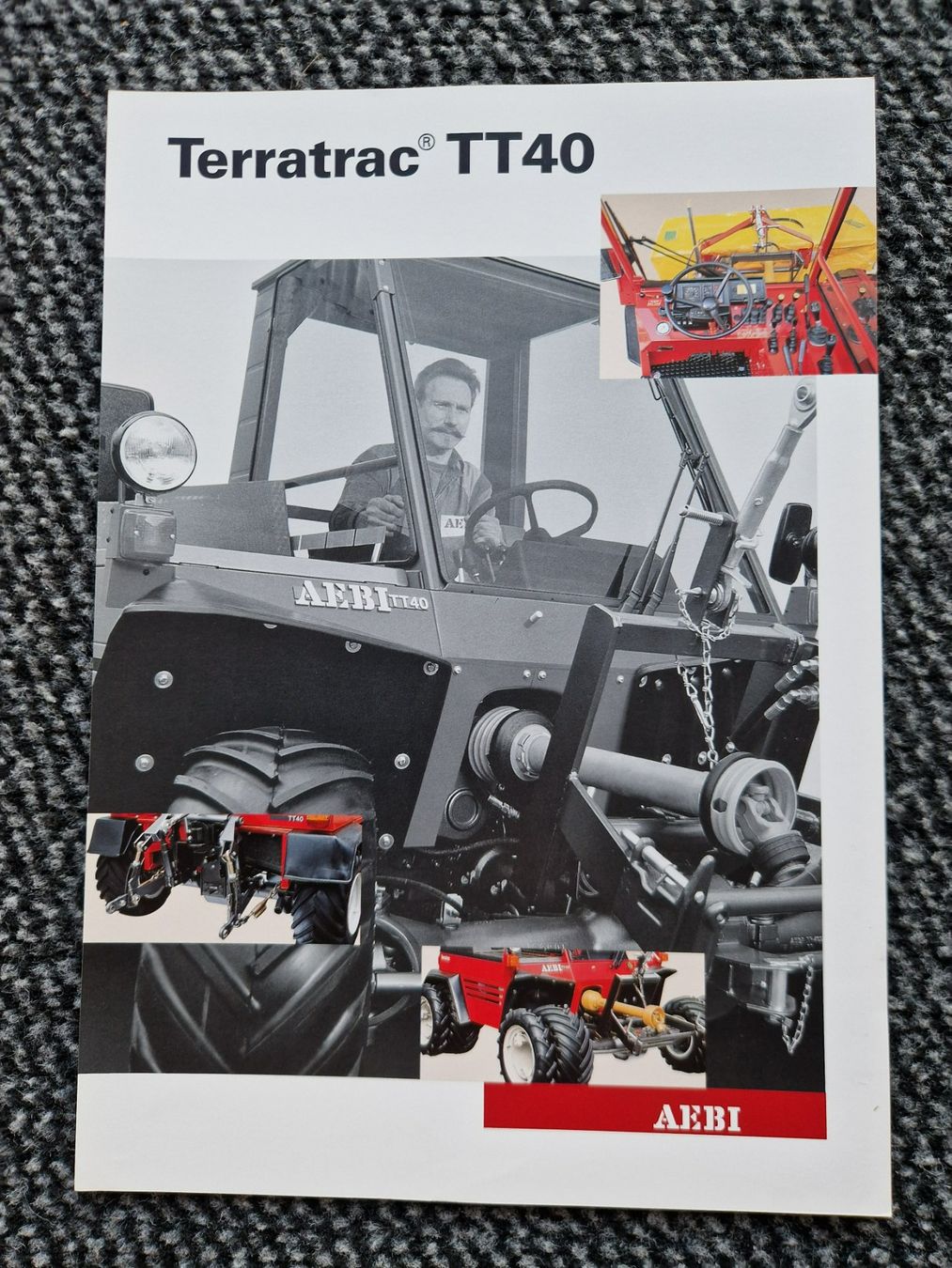 Aebi Trattori: Original Prospekt Aebi Terratrac TT40 – Usato da Dürnten venduto da Bachtel84