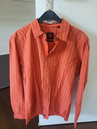 Strellson Hemd orange Grösse M Slim Fit guter Zustand
