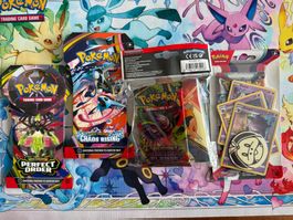 pokemon sealed album phantasmal flames&booster&blister