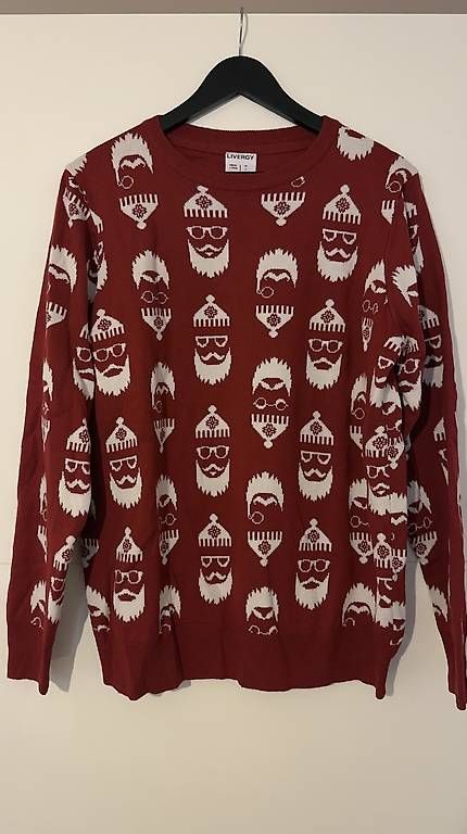 Maglioni & Felpe: Pull de Noël Livergy rouge  Taille L – Usato da Biel/Bienne venduto da Cli 1
