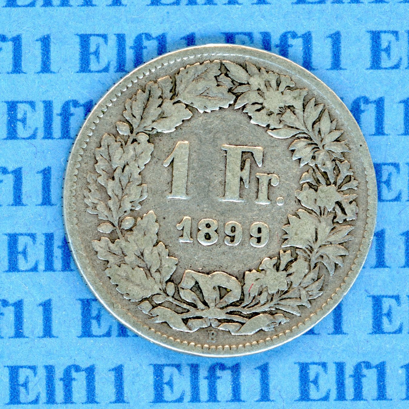 Tutti le monete: CHF___1.00 1899 s 1 Franken – Usato da Widnau venduto da Elf11