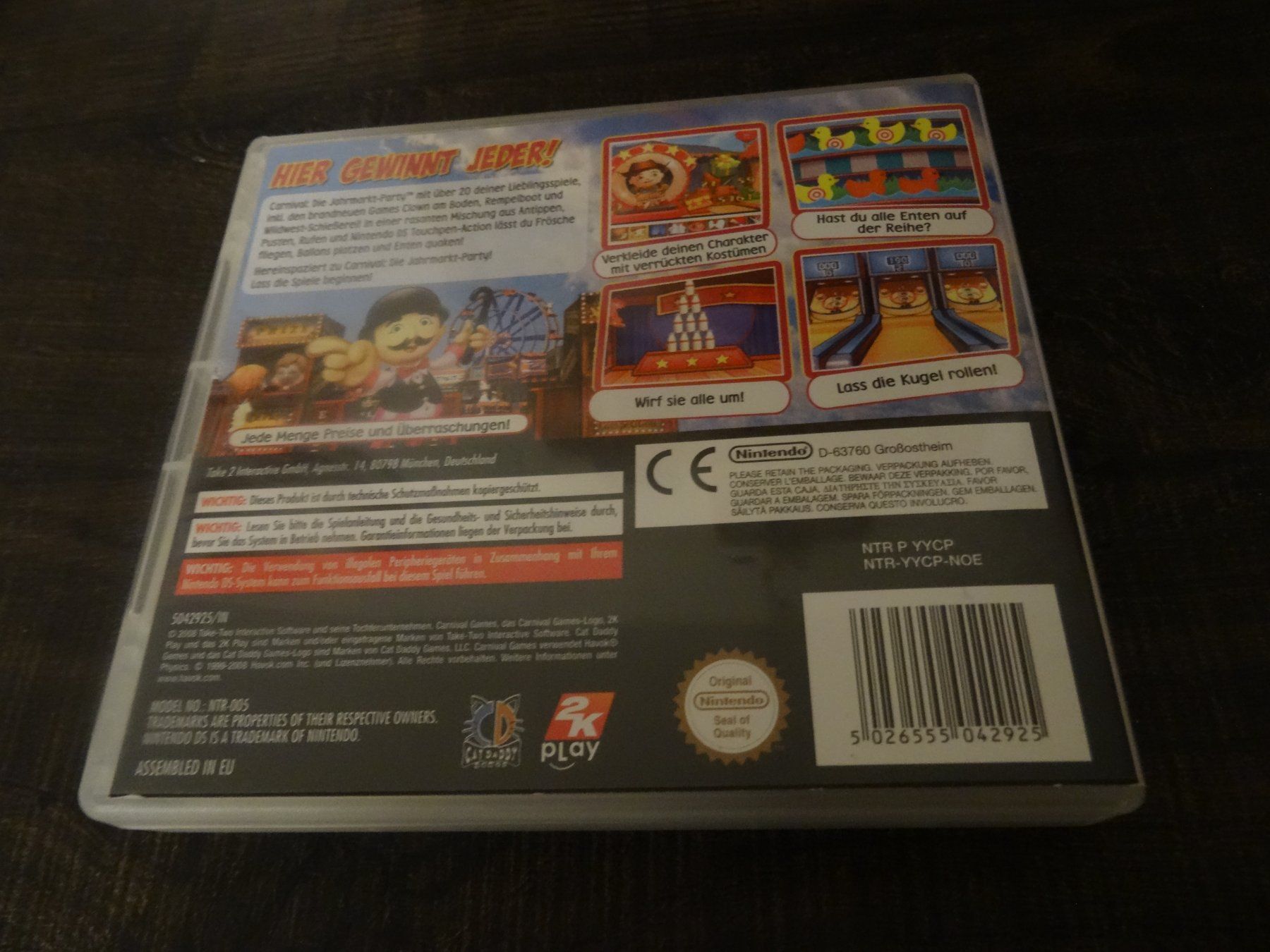 Nintendo Giochi: Carnival - Die Jahrmarkt-Party DS – Usato da Olten venduto da Disc-Ausverkauf 2