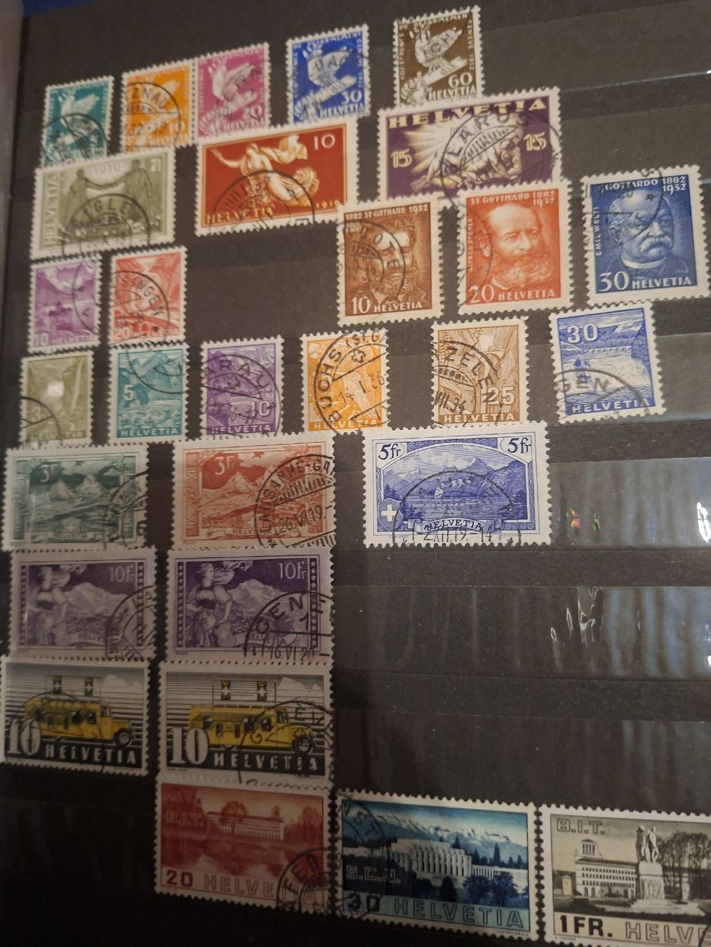 Tutti i francobolli: Album div. Werbemarken – Usato da Balgach venduto da SIMEON27 3